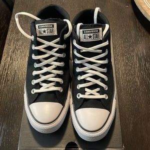 Converse Mid High Black New Women’s Size 10